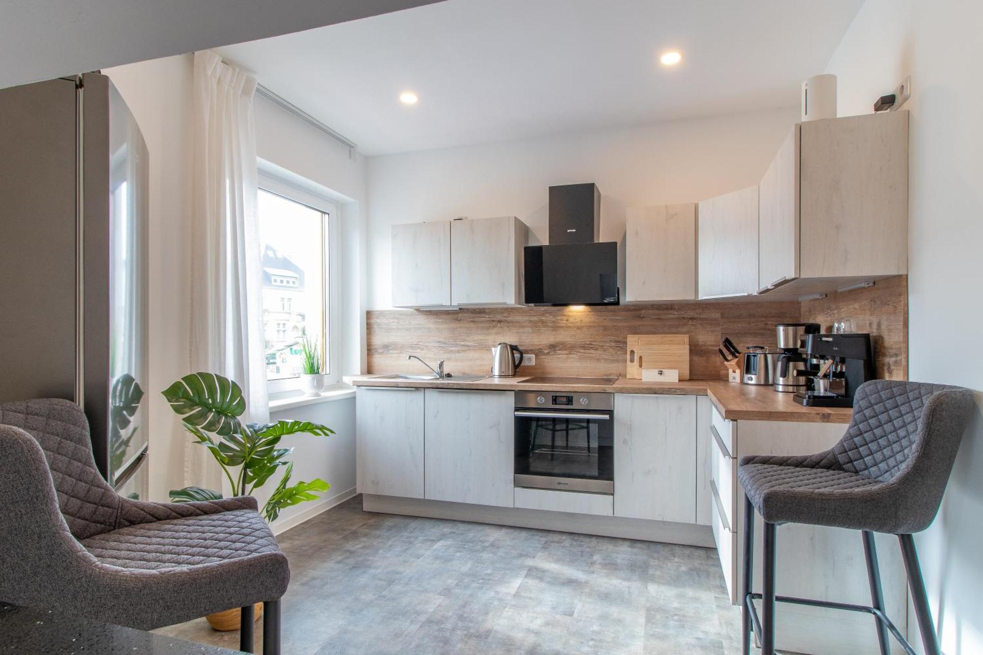 Stilvolles City-Apartment I Netflix I Wlan L Stellplatz I Zentral Schwarzenberg  Eksteriør bilde